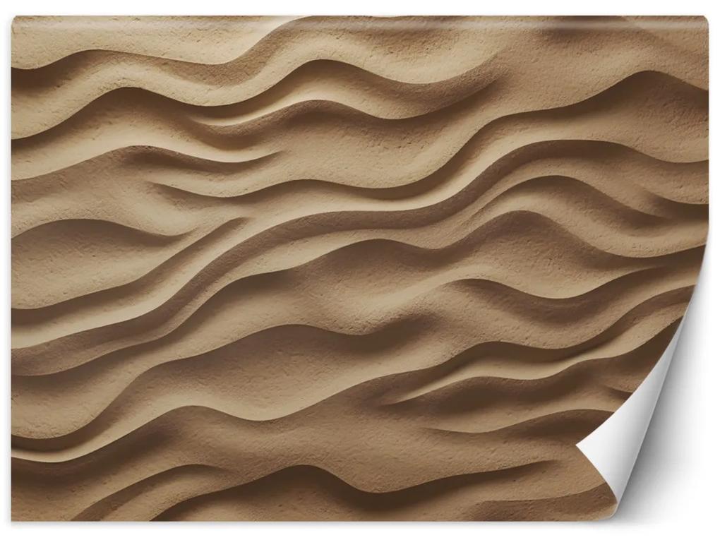 Fototapeta, Vlny na písku 3D - 100x70 cm