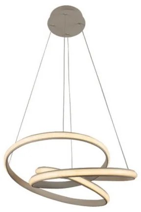 LED Stmievateľný luster na lane LED/85W/230V 3000-6500K pr. 49 cm + diaľkové ovládanie