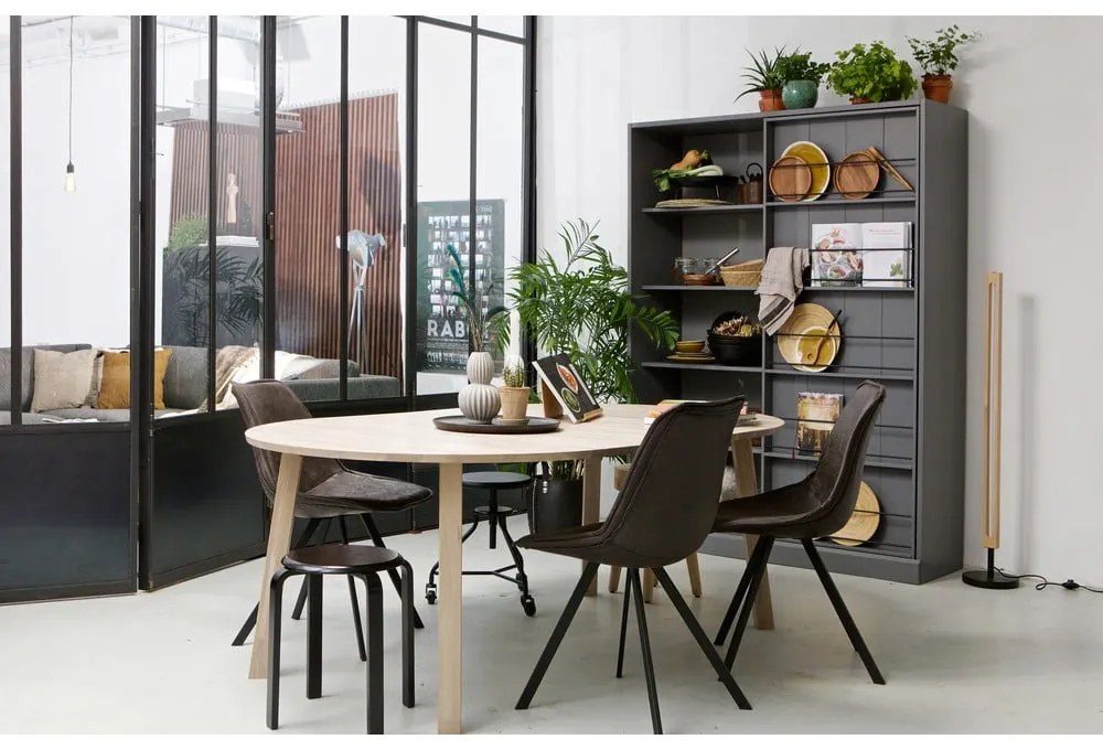 Rozkladací jedálenský stôl WOOOD Lange, ⌀ 120 cm