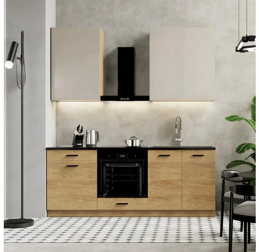 Kuchynská linka JOY 200 cm orech