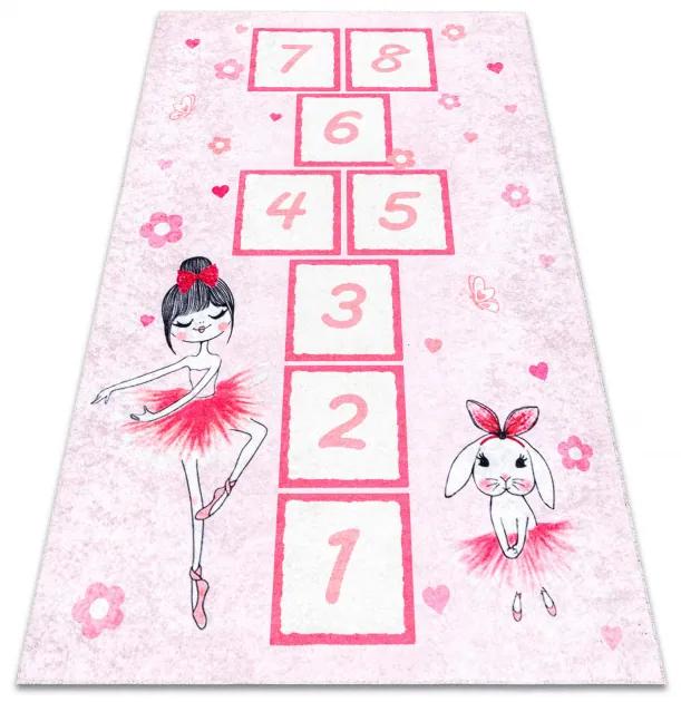 Detský koberec JUNIOR 51828.802 triedy / baletka, ružový