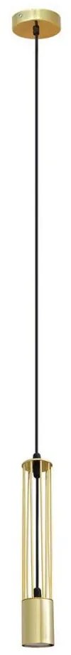 LED Luster na lanku BARS 1xGU10/4,8W/230V zlatá