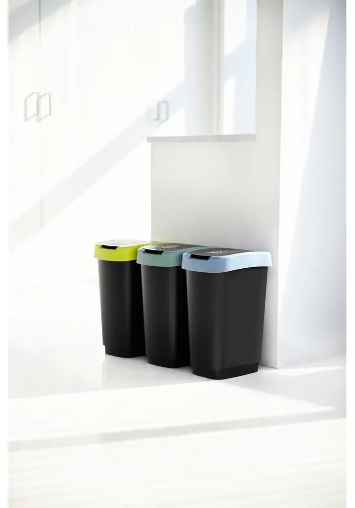 Odpadkový kôš z recyklovaného plastu 25 l Twist - Rotho