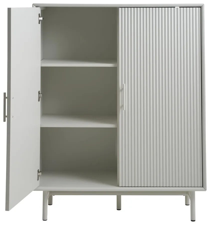 Sivá skrinka 100x125x40 cm Palma – Unique Furniture