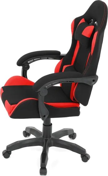 Herná stolička čierna / červená KA-R209 RED