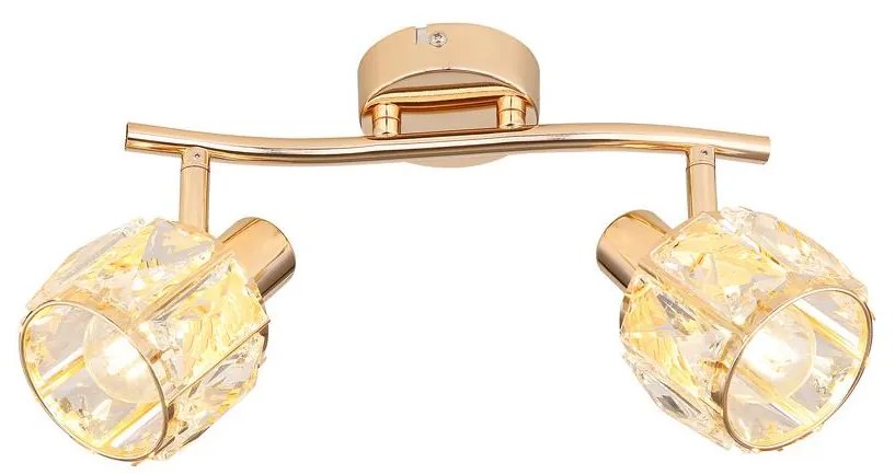 Bodové svietidlo DUBAI 2xE14/40W/230V rose gold