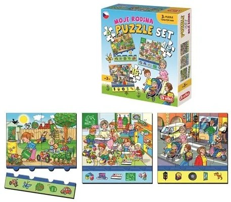 Efko Sada puzzle 3v1 "Moja rodina"