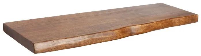 (3525) MAMMUT polica z masívneho dreva agátový med 80 cm