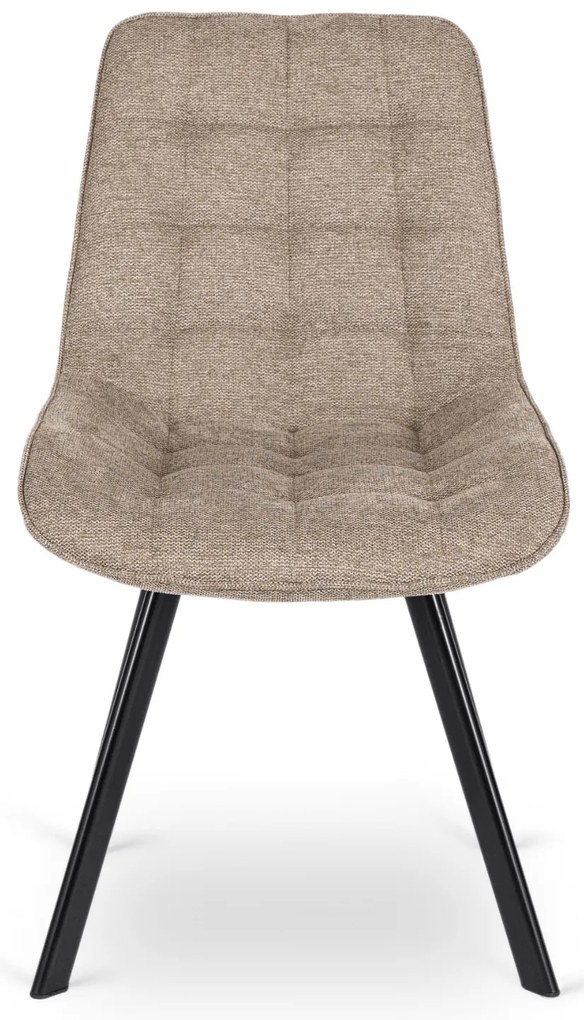 PROXIMA.store - Čalúnená jedálenska stolička RICK 2 FARBA: sivá, MATERIÁL: pletená