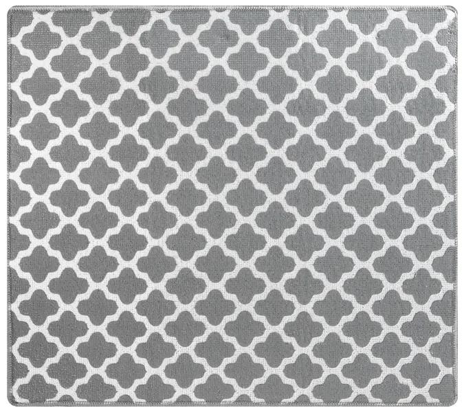 Erga Basic, kuchynská utierka z mikrovlákna so vzorom Maroko 450x400x5 mm, šedá, ERG-03695