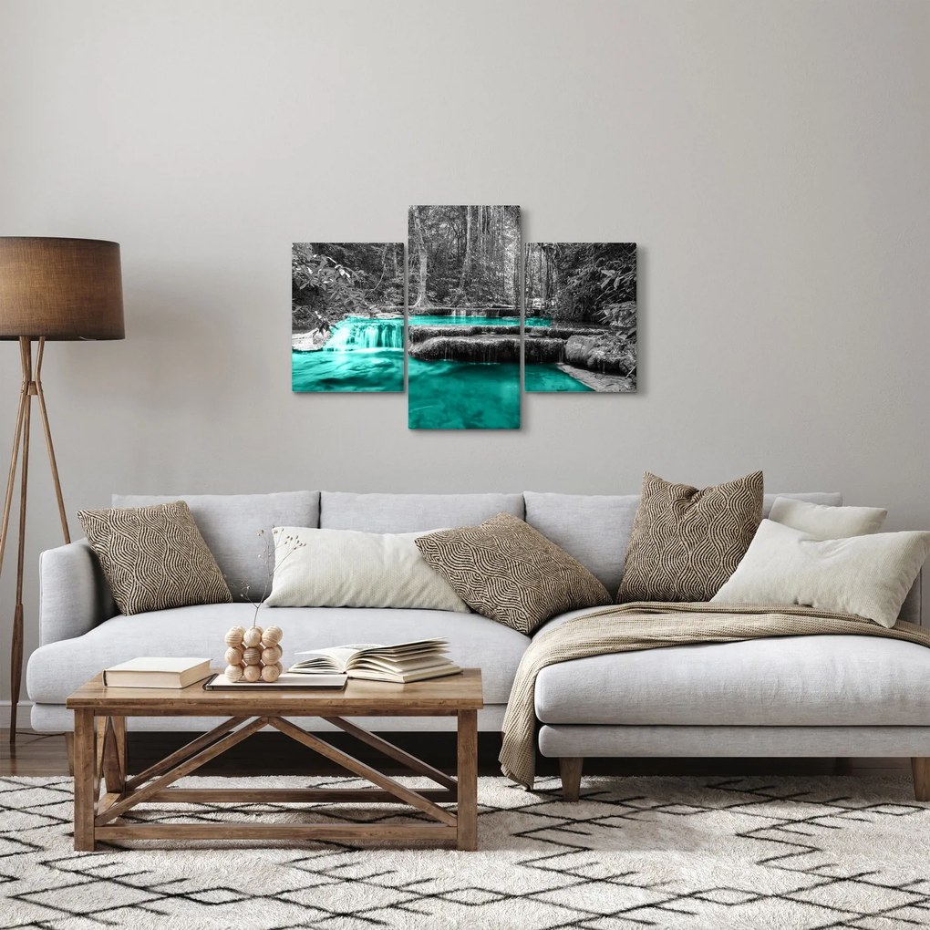 Obraz - Zimná rieka (90x60 cm)