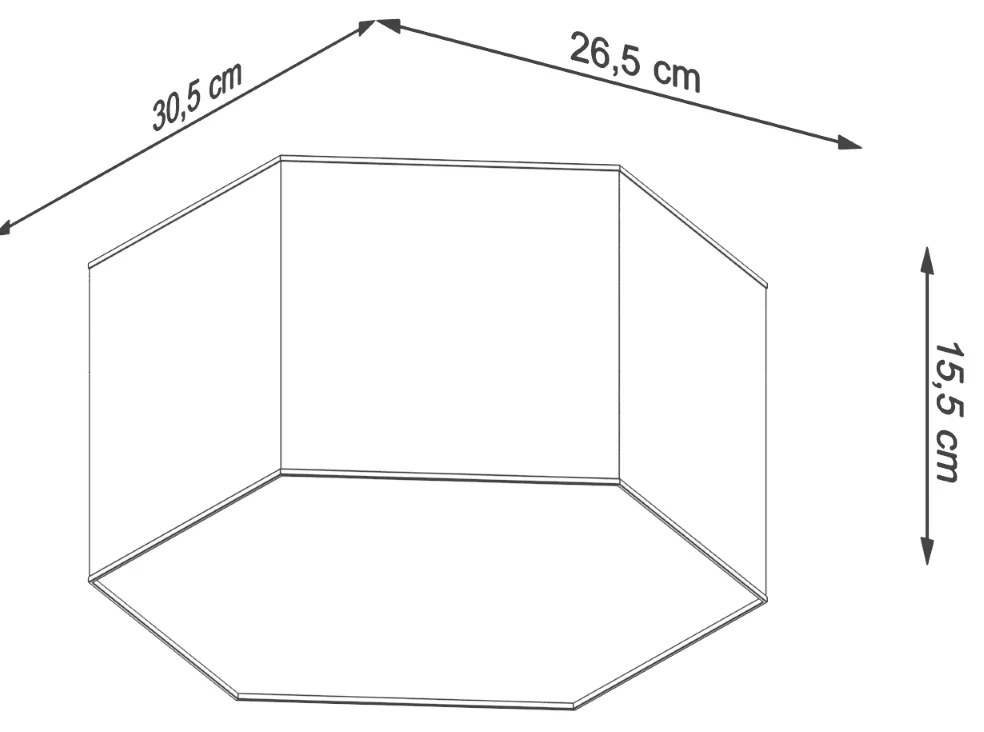Stropné svietidlo Sunde 2, 1x biele plastové tienidlo, (biely plast)