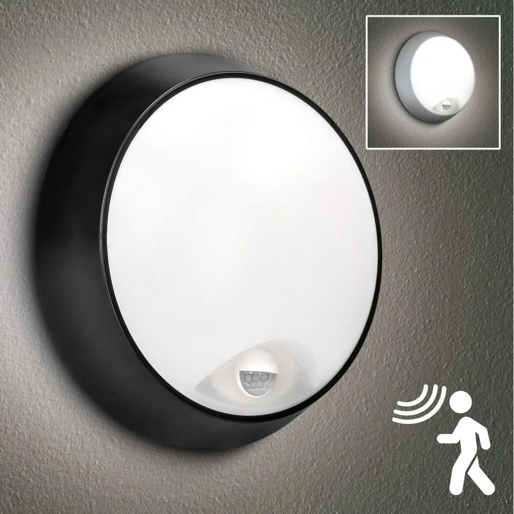 Brilagi - LED Vonkajšie nástenné svietidlo so senzorom BULKHEAD LED/20W/230V IP65