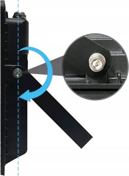 LED Vonkajší reflektor LED/100W/230V 4500K IP65 čierny