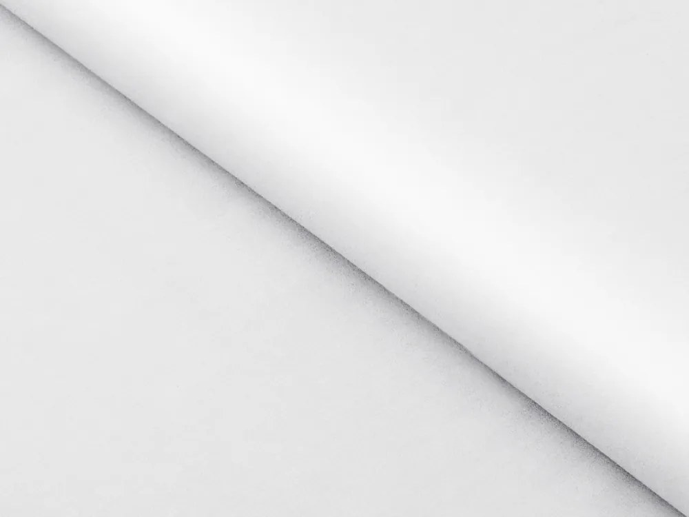 Biante Bavlnený saténový behúň na stôl ST-001 Biely 45x140 cm