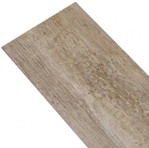 vidaXL Samolepiace podlahové dosky z PVC 5,21 m² 2 mm ošúchané drevo-