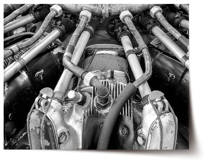 Sablio Plagát Motor - 120x80 cm