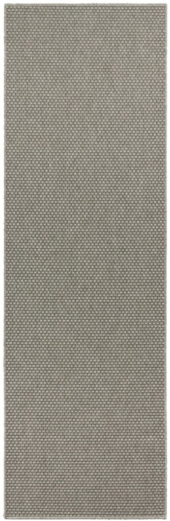 BT Carpet - Hanse Home koberce Behúň Nature 104273 Light Grey – na von aj na doma - 80x250 cm