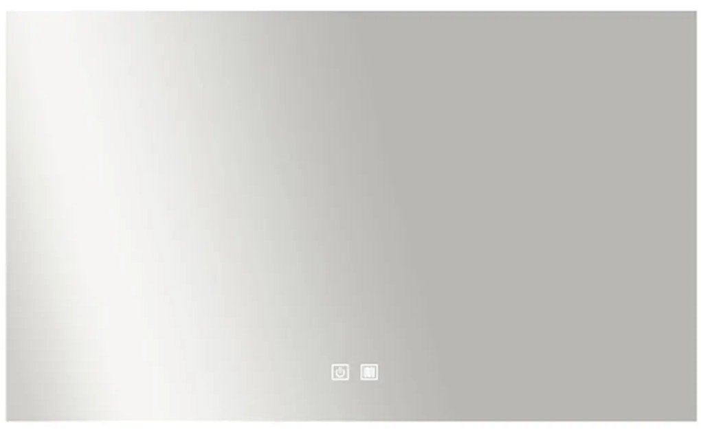 TUANA - Kúpeľňové LED zrkadlo Mero - 100x70 cm