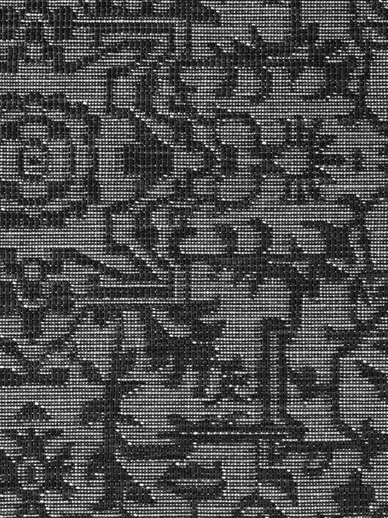 Kusový koberec Duet Kona 106248 Black/White - na von aj na doma, 120x170, čiernobiela, chodba / predsieň, NORTHRUGS