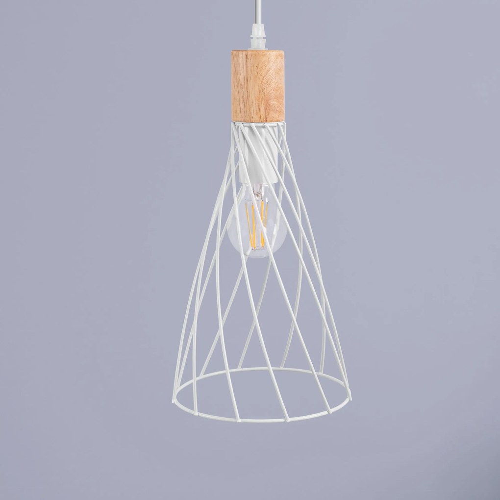 Toolight Toolight, stropné svietidlo 1xE27 APP1269-1CP, biela, OSW-06584