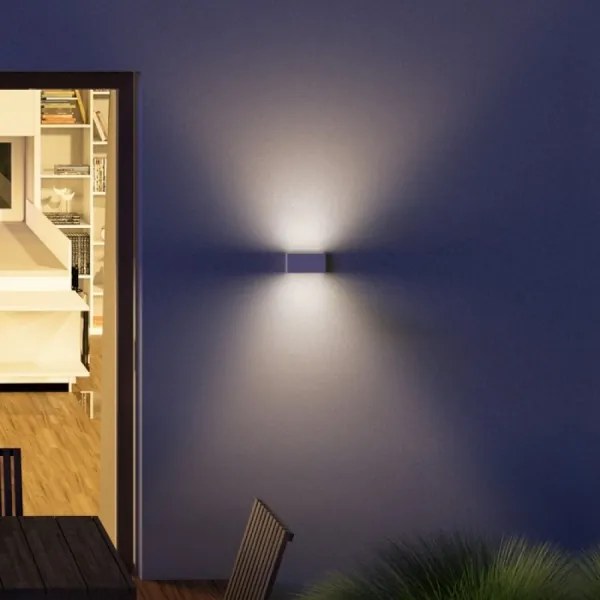 RED - Design Rendl - R12573 - LED Vonkajšie nástenné svietidlo TORINO 2xLED/5W/230V IP54