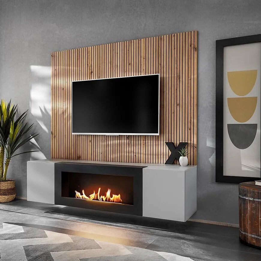 Obývacia stena Xari Pgas Xr L2-K Perla Gray/Artisan