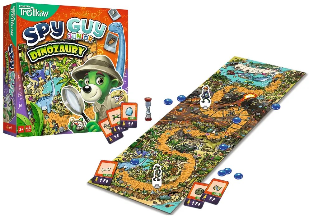Trefl Gry Hra Detektív Junior Dinosaurus
