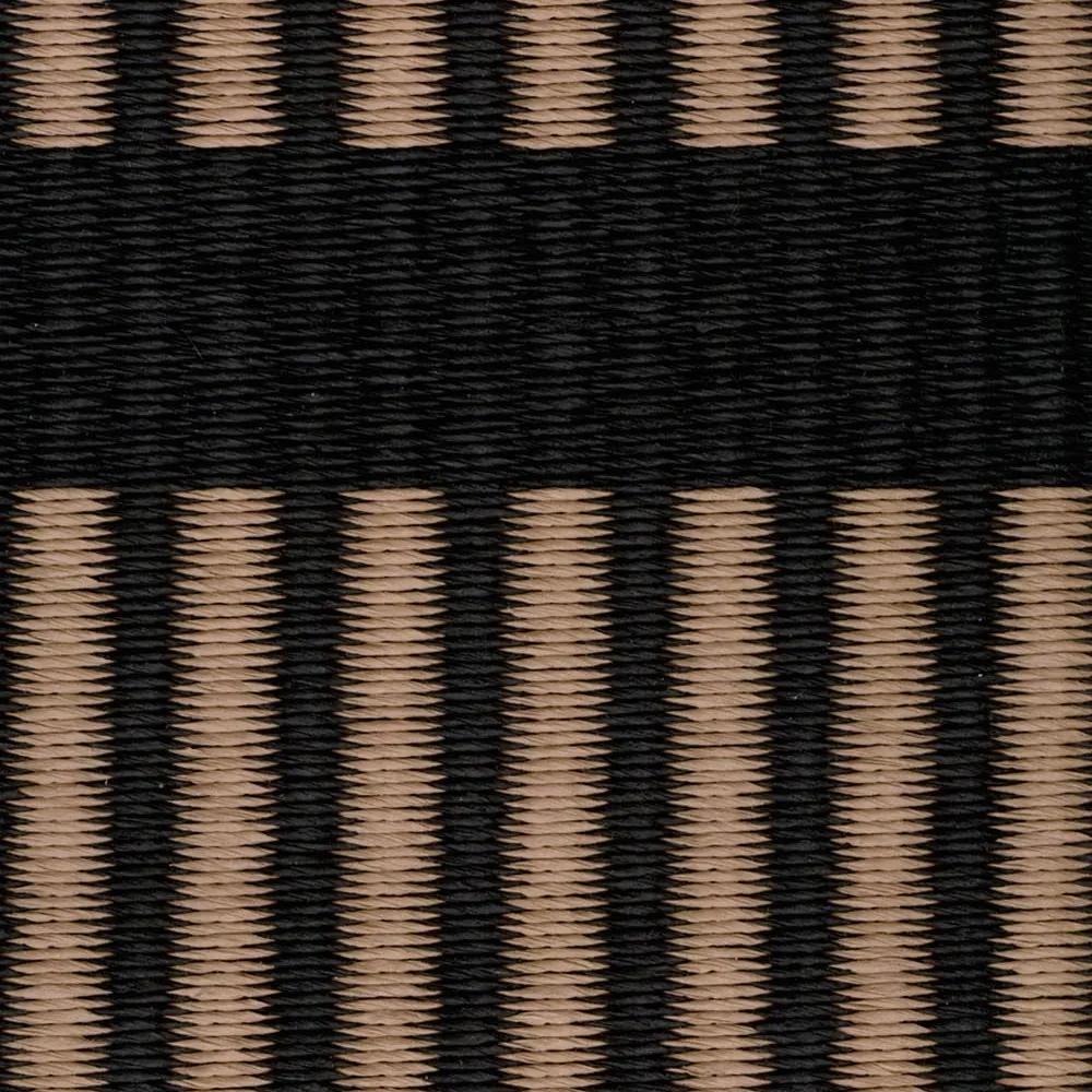 Koberec Cut Stripe: Čierno-hnedá 170x240 cm
