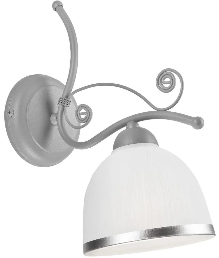 Nástenná lampa RETRO II 1xE27/60W/230V strieborná