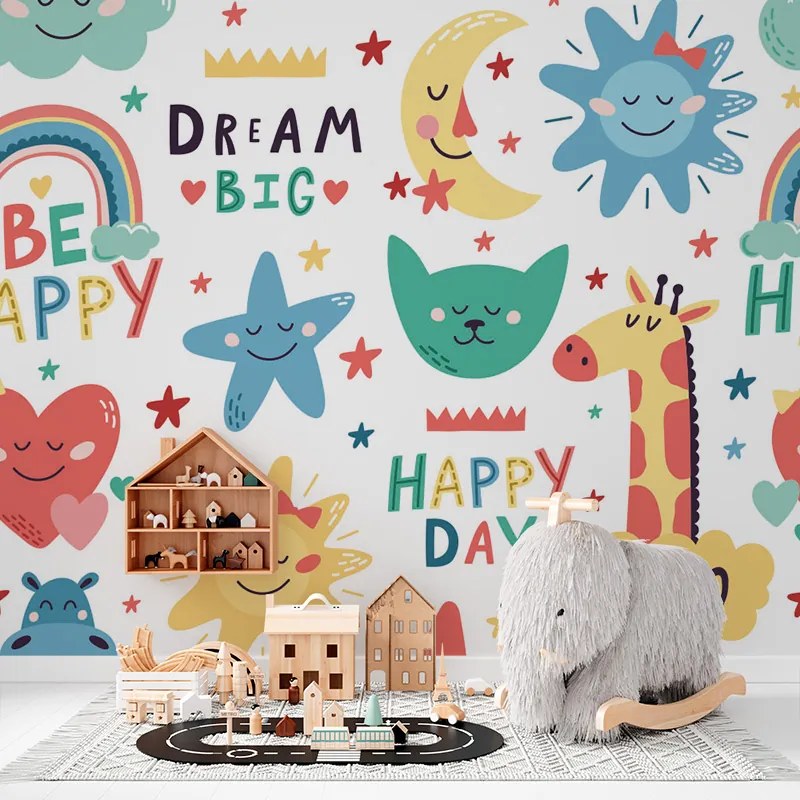 Sablio Tapeta Happy day - 125x75 cm