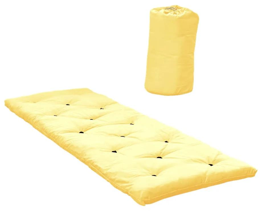Posteľ pre návštevy Karup Design Bed in a Bag Yellow, 70 x 190 cm