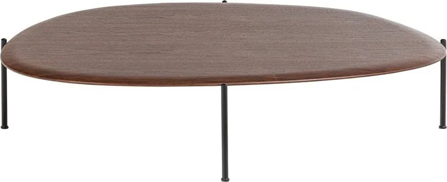 Konferenčný stolík v tmavo prírodnej farbe 97x121 cm Kota – WOOOD