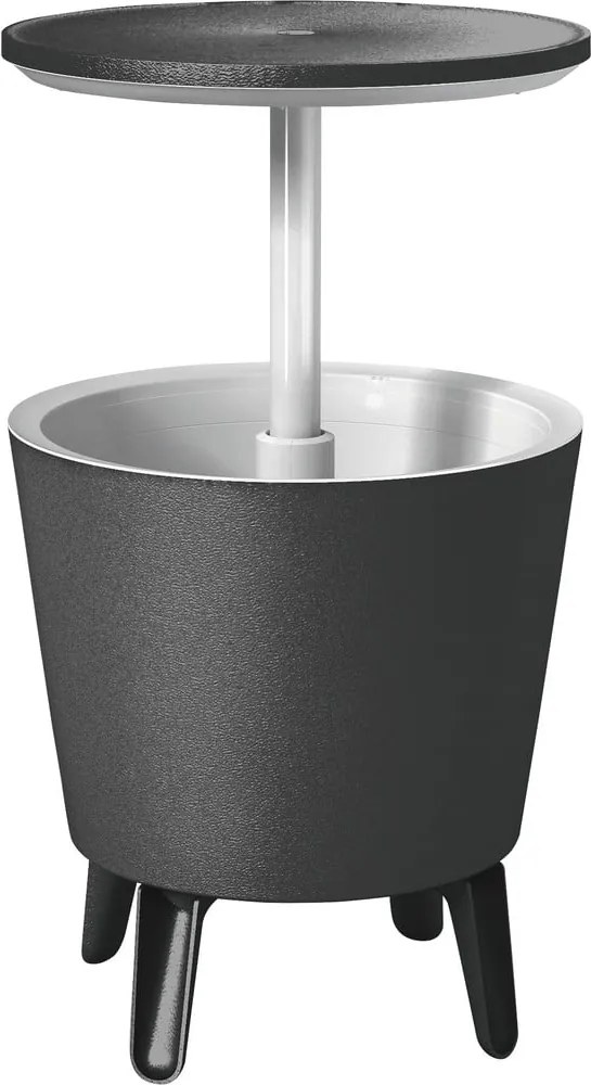 Plastový okrúhly záhradný stolík so zásobníkom na ľad ø 49,5 cm Cool – Keter