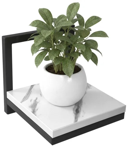 Stojan na kvety TORGET biely mramor