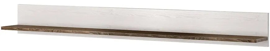 Závesná polička Larona 02 185 cm sonoma hľuzovka