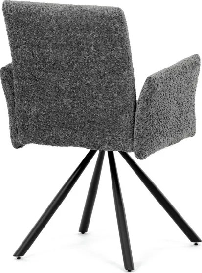 Jedálenská stolička sivá DCH-W1117 GREY2