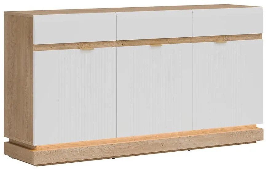 Komoda Milton ML03 dub crem torro biela