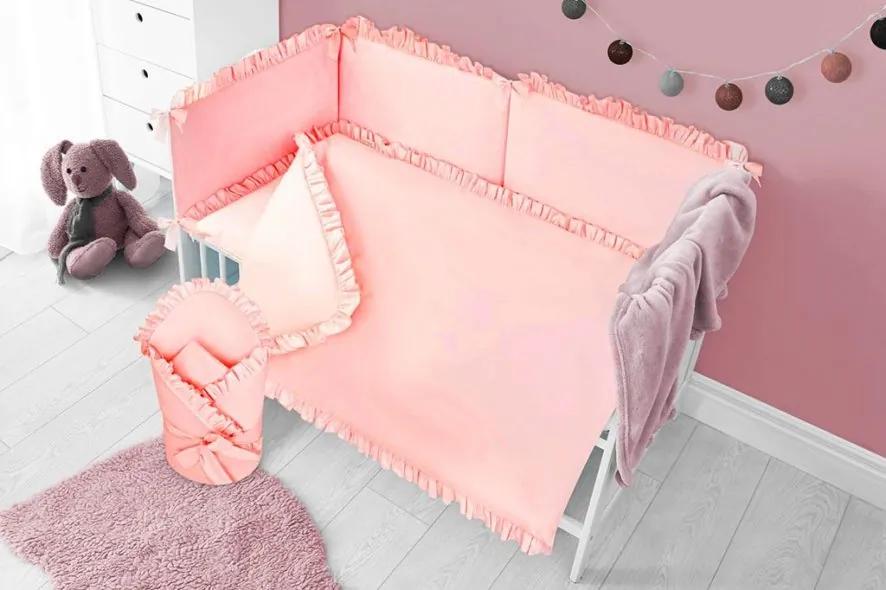 BELISIMA 6-dielne posteľné obliečky Belisima PURE 90/120 pink