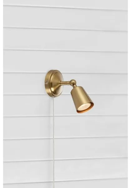 Markslöjd 108978 - Nástenné bodové svietidlo TINY 1xGU10/7W/230V mosadz