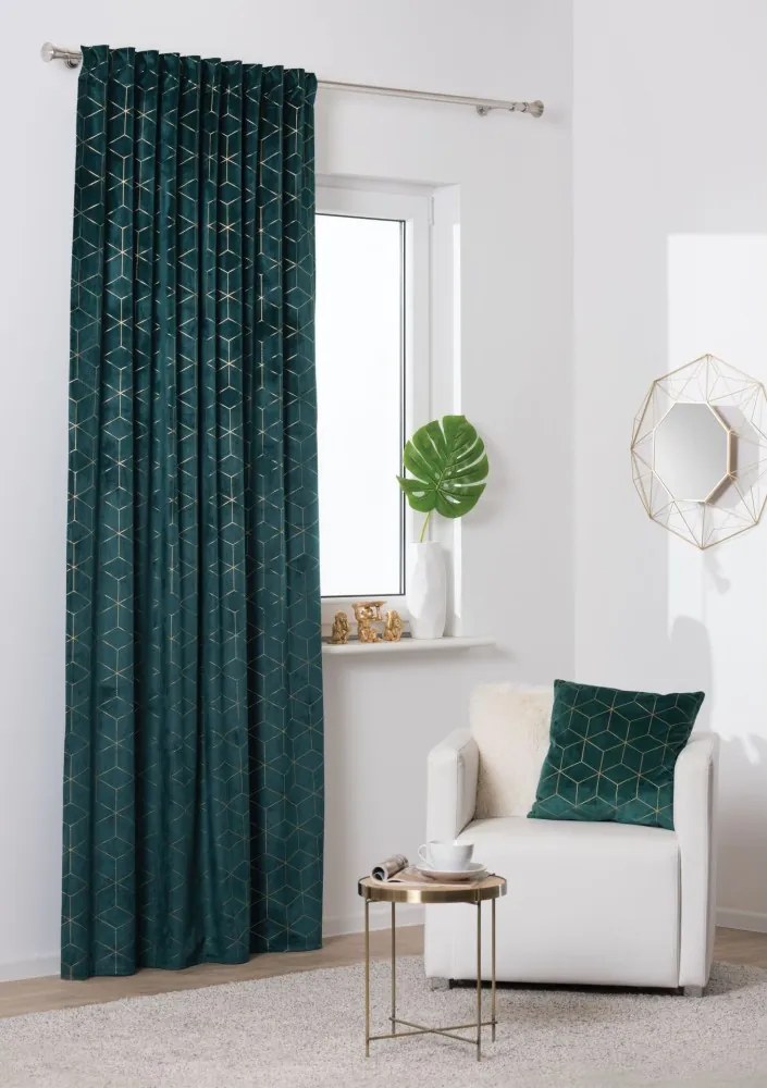 Záves Sanso 140x260 cm zelený