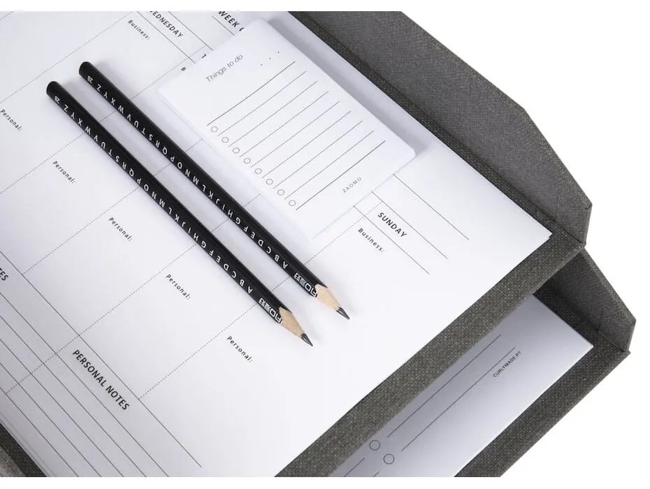 Kartónové organizéry na dokumenty v súprave 2 ks Hakan – Bigso Box of Sweden