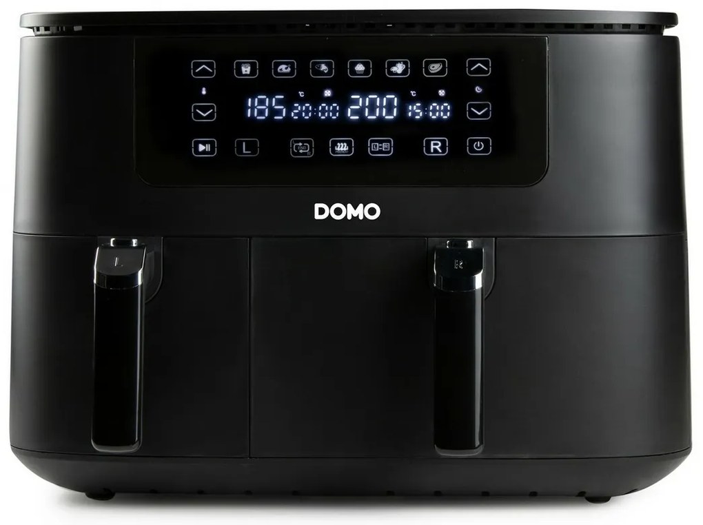 DOMO DO546FR digitálna dvojitá teplovzdušnáfritéza, 3+6 l