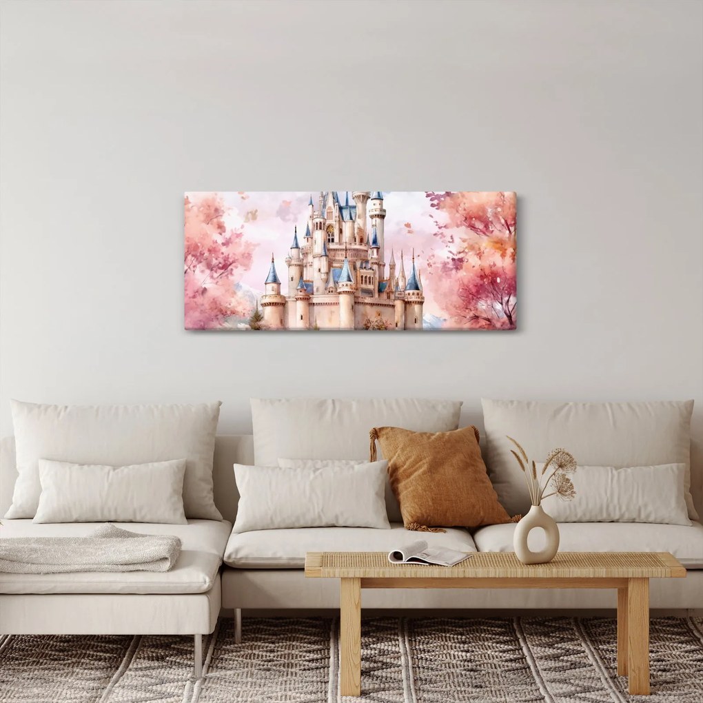 Obraz - Rozprávkový zámok (120x50 cm)