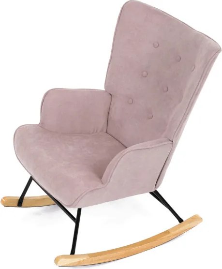 Hojdacie kreslo ružové AK-371 PINK2