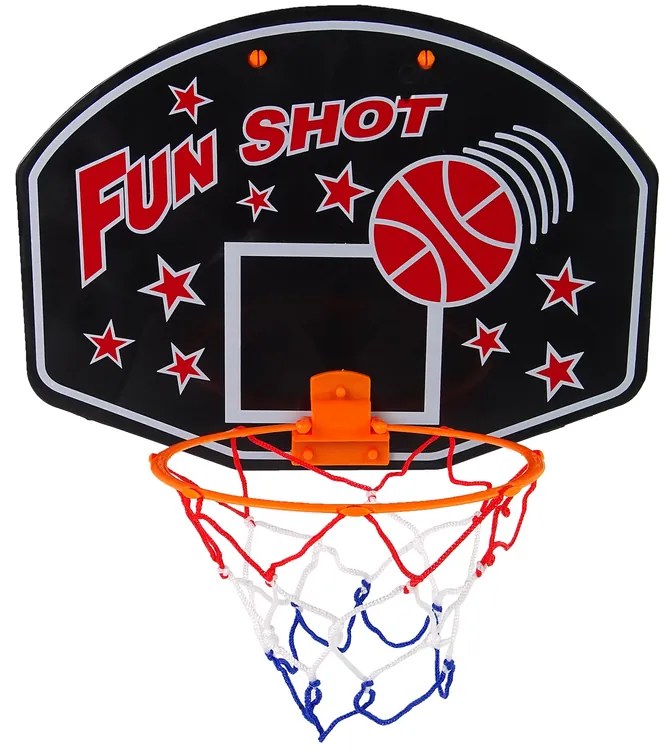 LEAN TOYS Basketbalová sada - čierna