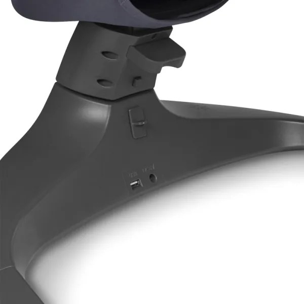 Lionelo - Detské hojdacie kresielko s melódiou RALF 4xAA Sivá/Biela + diaľkové ovládanie