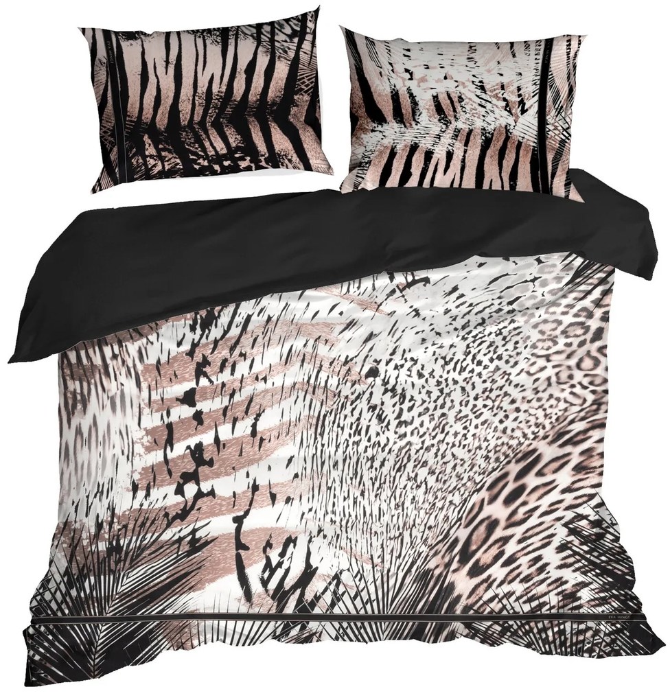 MAKOSATÉNOVÉ OBLIEČKY EVA MINGE EVA21 160X200 CM, 2 KS 70X80 CM VZOROVANÉ