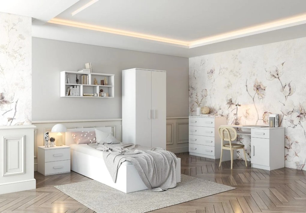 Regál SMYK - biely (viac variant)