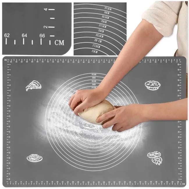 Silikónová podložka SELMA grafitová